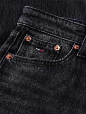 denim sylvia high rise bootcut black jeans for women tommy jeans