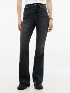 Sylvia High Rise Bootcut Black Jeans — Denim 1