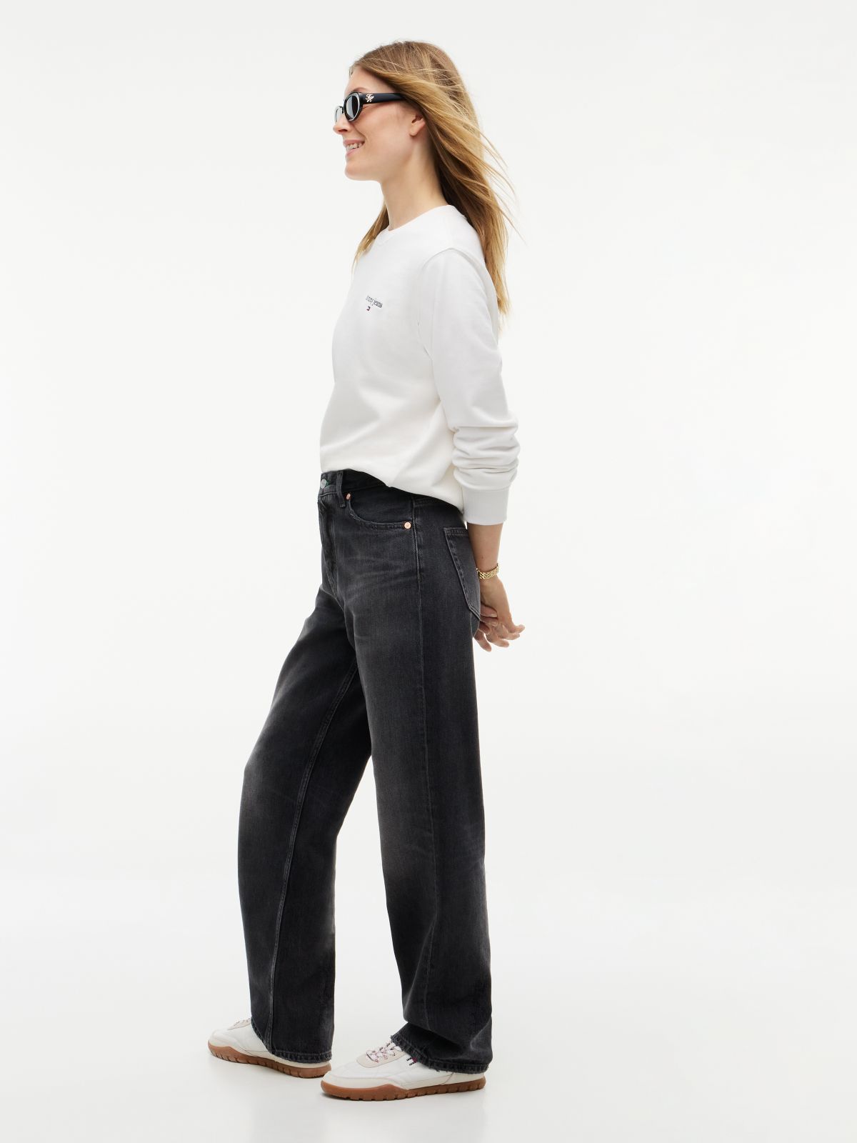 Layla High Rise Straight Black Jeans — Denim