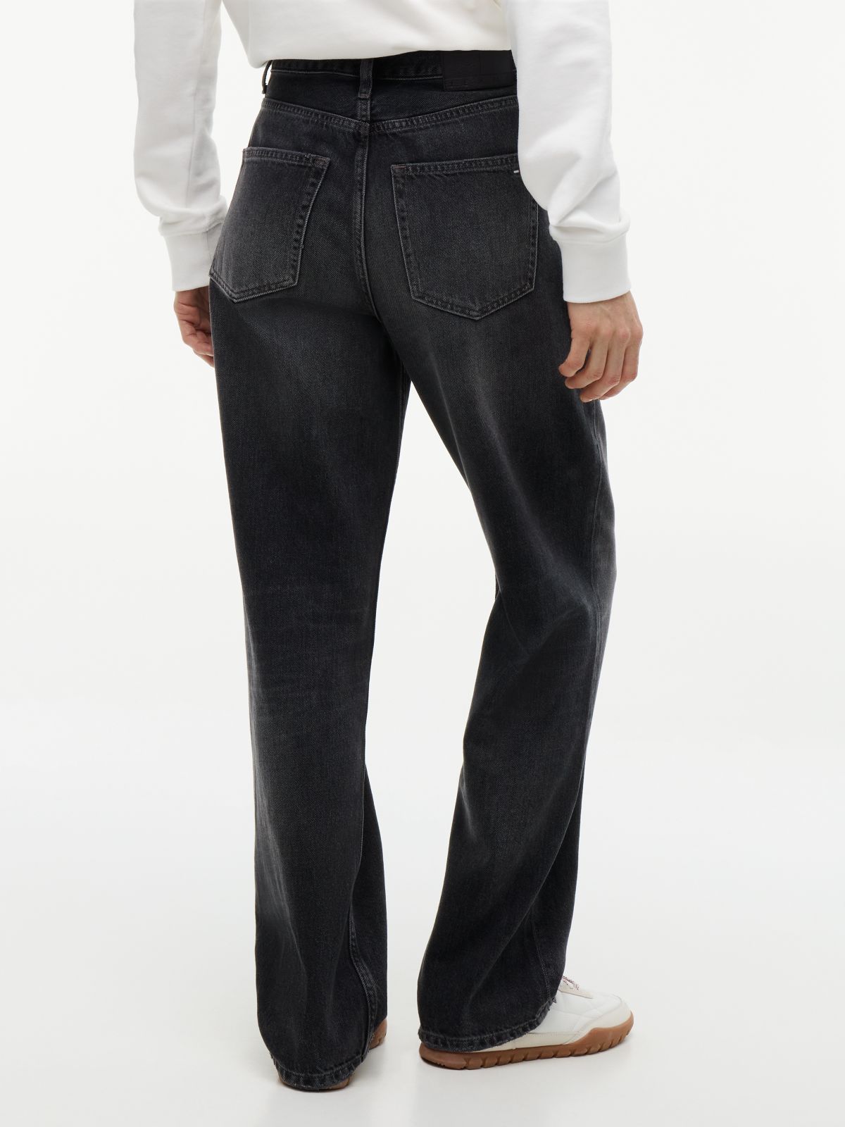 Layla High Rise Straight Black Jeans — Denim