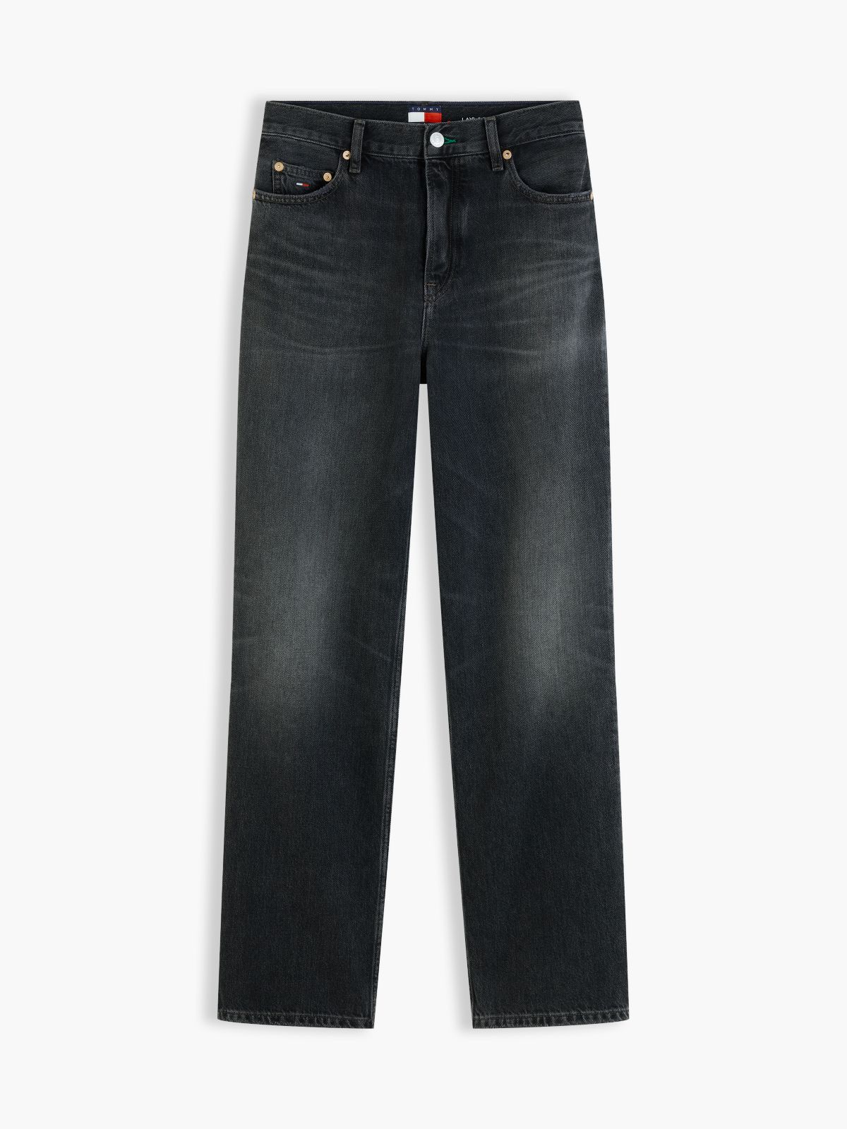 Layla High Rise Straight Black Jeans — Denim