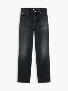 Layla High Rise Straight Black Jeans — Denim 7