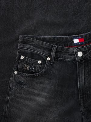 denim daisy distressed low rise loose jeans for women tommy jeans