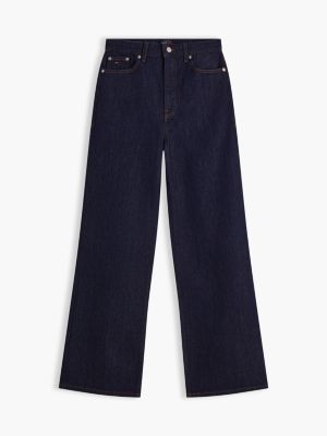 jeans claire wide fit a vita alta denim da donne tommy jeans