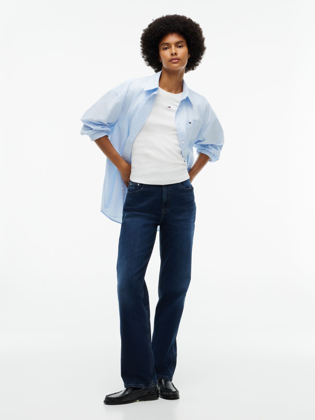 Layla High Rise Straight Leg Jeans — Denim