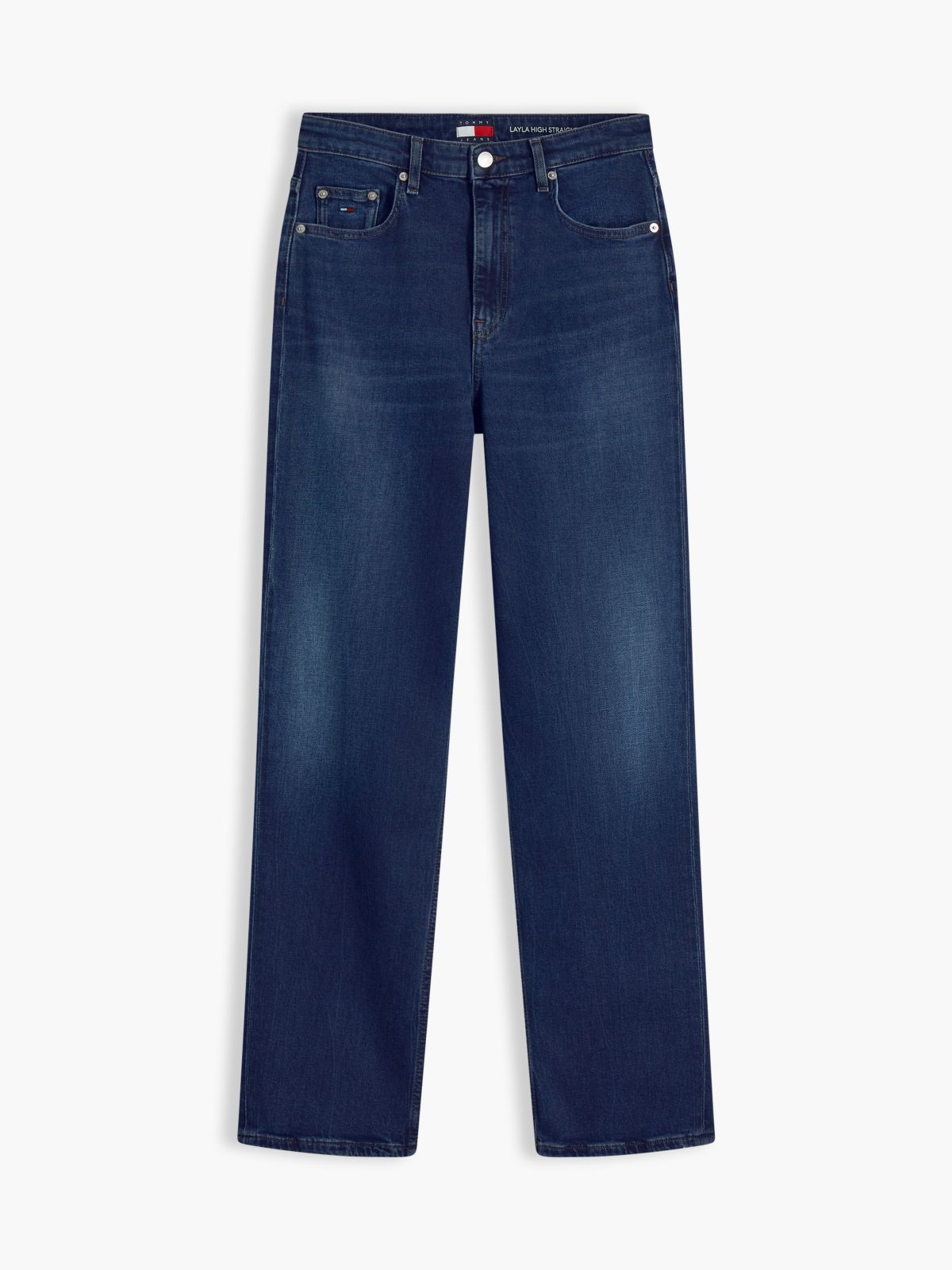 Layla High Rise Straight Leg Jeans — Denim