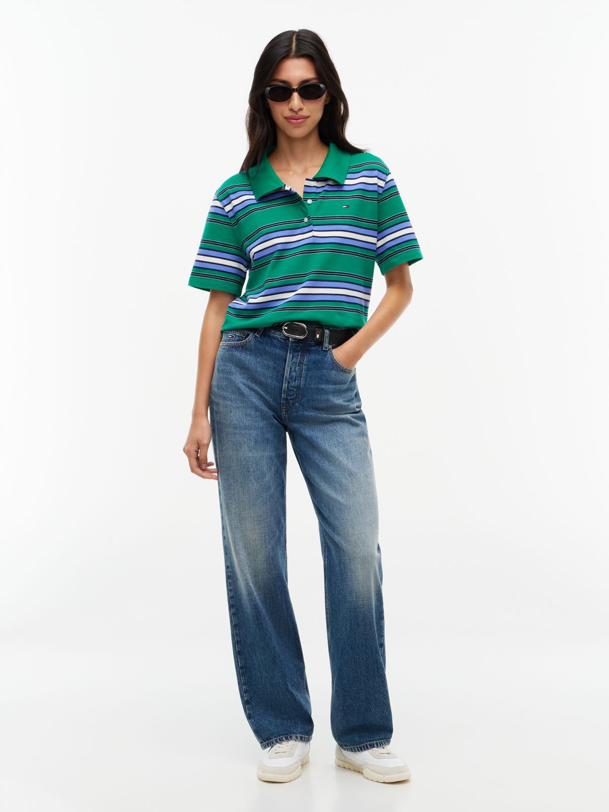Layla High Rise Straight Faded Jeans — Denim