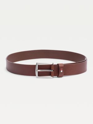 tommy hilfiger men's brown belt