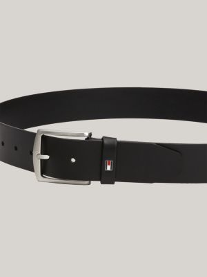 Buy Tommy Hilfiger Denton Matte Leather Belt black from £28.55