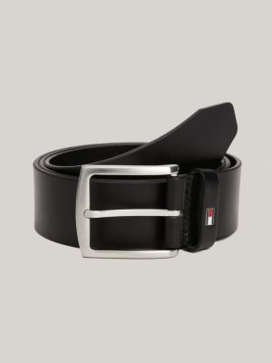 Tommy Hilfiger Denton 3.5 elastic belt in black
