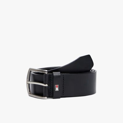 Denton Flag Leather Belt | BLACK Tommy