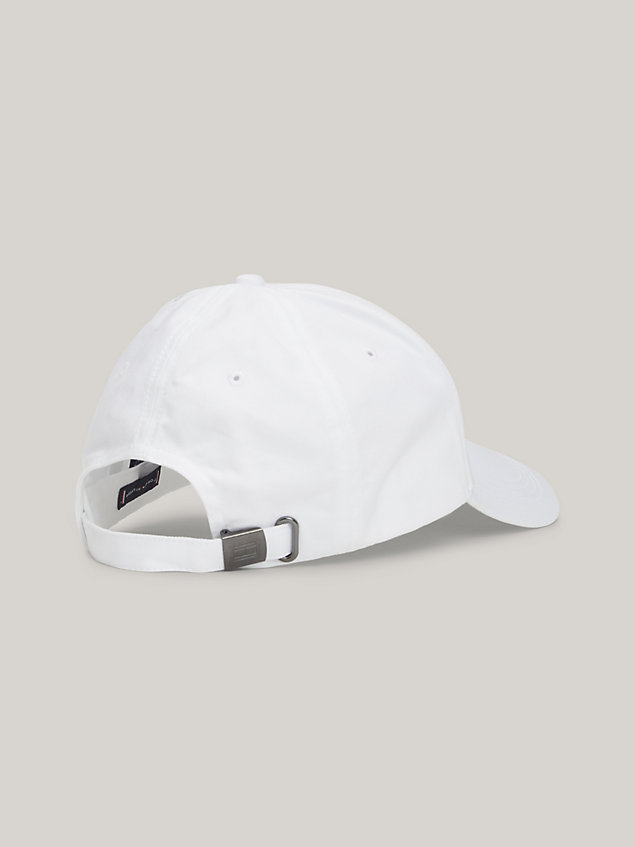 white klassische baseball-cap für herren - tommy hilfiger