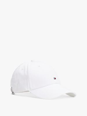 white klassische baseball-cap für herren - tommy hilfiger