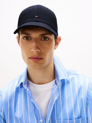 blau klassische baseball-cap für herren - tommy hilfiger