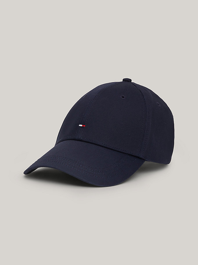 cappello da baseball classico blu da uomo tommy hilfiger