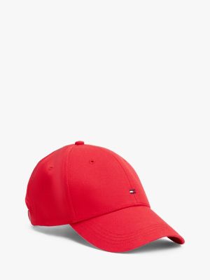 red klassische baseball-cap für herren - tommy hilfiger