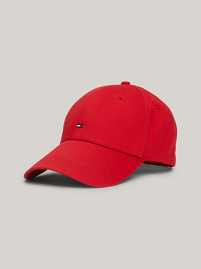 red classic baseball cap for men tommy hilfiger