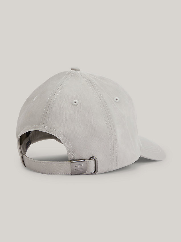 cappello da baseball classico grey da uomo tommy hilfiger