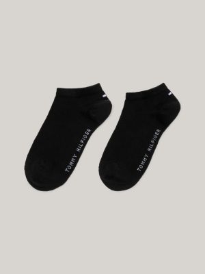 grau 2er-pack sneakersocken mit kontrast-bündchen für unisex kinder - tommy hilfiger