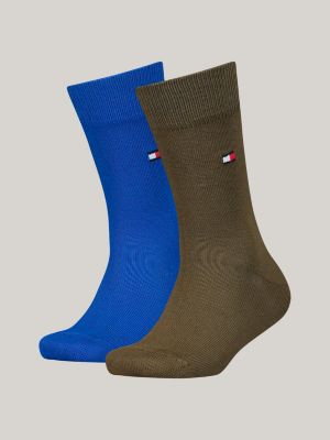 green 2er-pack kids klassische socken für unisex - tommy hilfiger