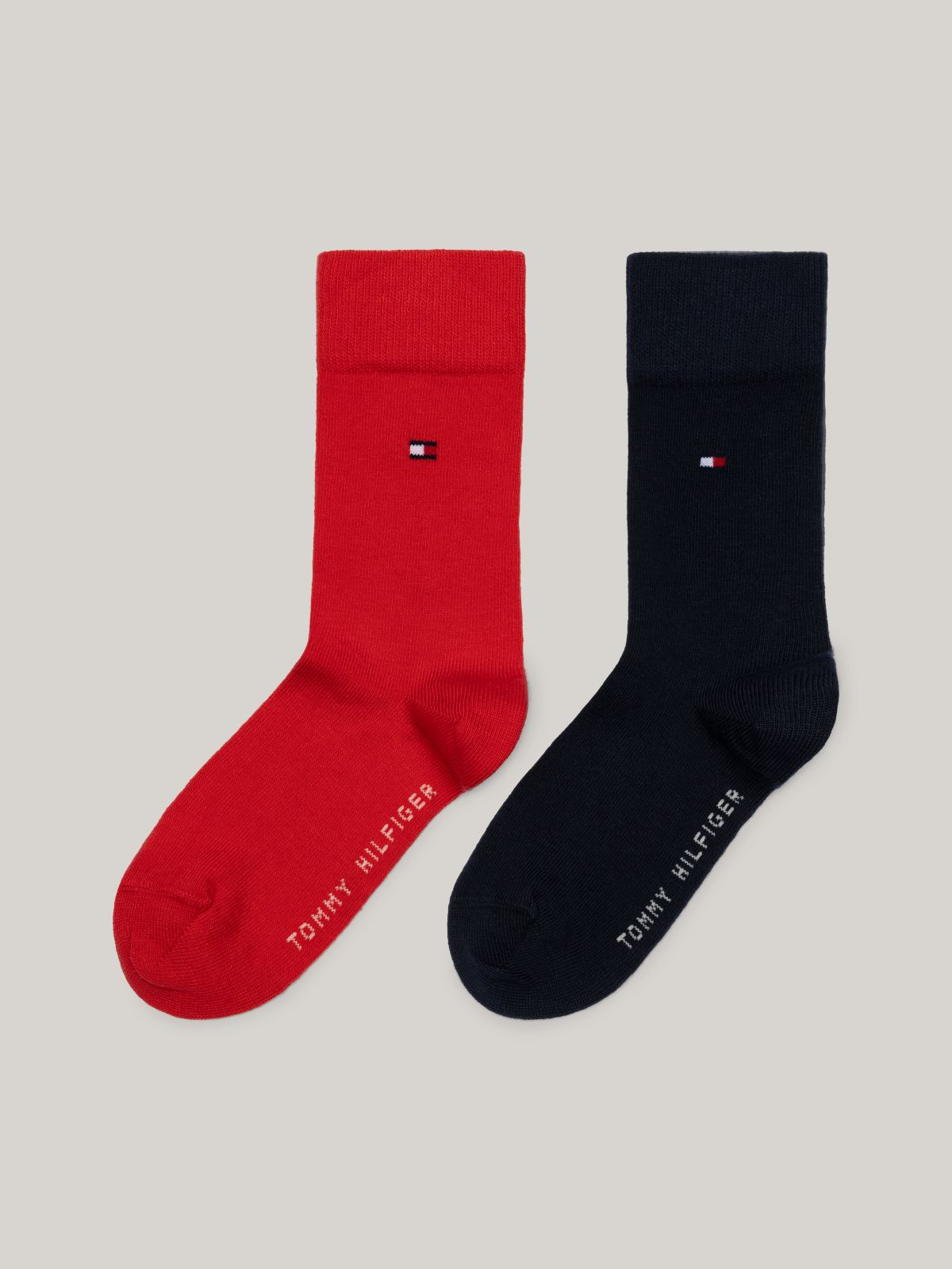 2-Pack Flag Embroidery Ankle Socks — Multi