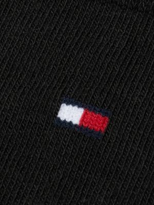 black 2-pack kids' classic socks for unisex tommy hilfiger