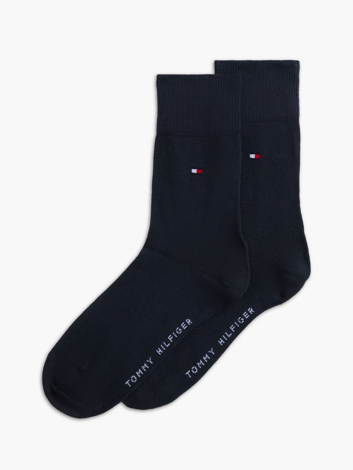 2-Pack Flag Embroidery Ankle Socks — Blue