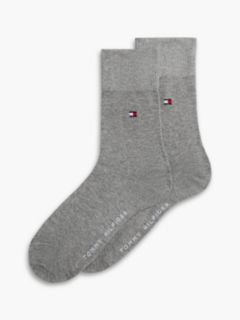 2-Pack Flag Embroidery Ankle Socks — Grey 1