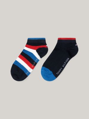 2-Pack Kids' Stripe Quarter Socks 