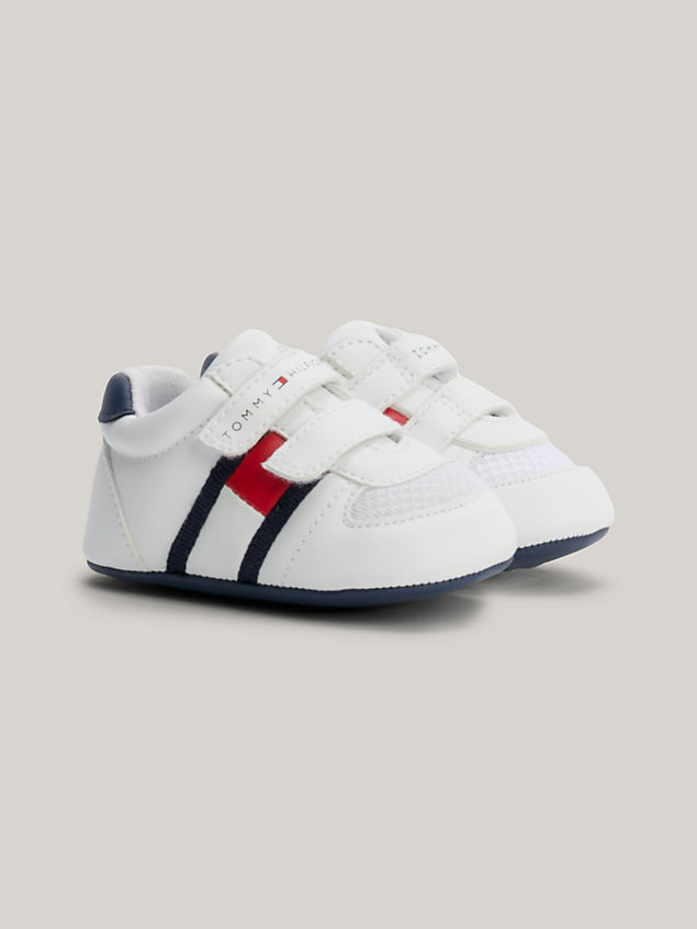 white hook and loop shoes for boys tommy hilfiger