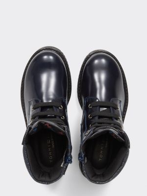 tommy hilfiger lace up boot