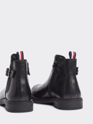tommy hilfiger leather chelsea boot