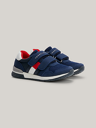 Low-Top Lace-up Sneaker mit Flag | Weiß | Tommy Hilfiger