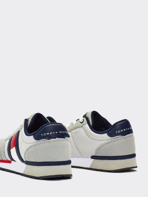 grey tommy hilfiger trainers