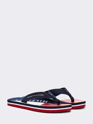 boys tommy hilfiger flip flops