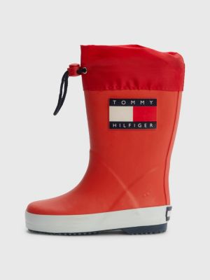 Cheap red shop rain boots