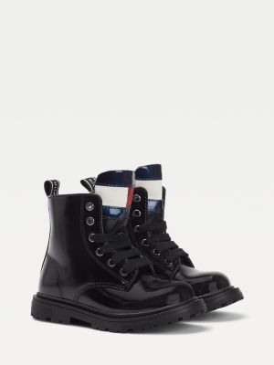 tommy biker boots