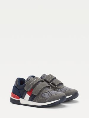 grey tommy hilfiger trainers