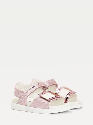pink tommy hilfiger sandals