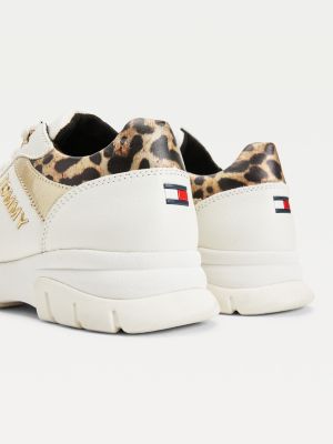 tommy hilfiger leopard sneakers
