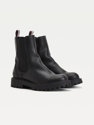Cleat Chelsea Boots | BLACK | Tommy Hilfiger