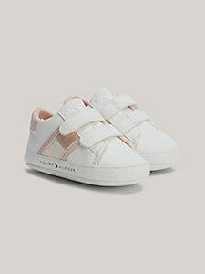 white hook and loop shoes for girls tommy hilfiger