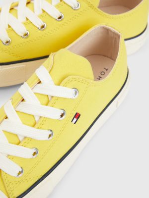 blotte flyde Rytmisk Canvas Chunky Low-Top Trainers | YELLOW | Tommy Hilfiger