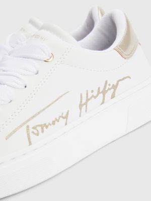 tommy hilfiger signature sneaker women's shoes