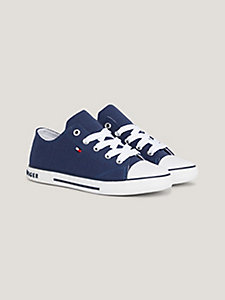 blau lace-up sneaker für kids unisex - tommy hilfiger