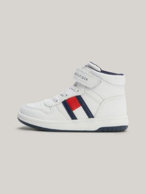 High-Top Lace-Up And Tommy White Hilfiger | | Trainers Hook Loop