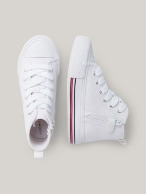 Signature Tape HighTop Trainers White Tommy Hilfiger