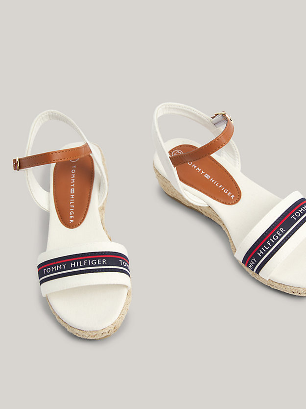 Rope Wedge Sandals | White | Tommy Hilfiger