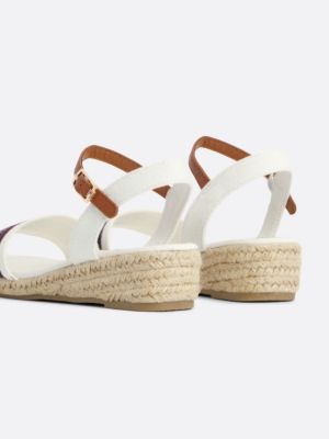 Rope Wedge Sandals White Tommy Hilfiger