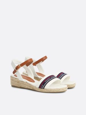 Espadrille met sleehak Wit Tommy Hilfiger